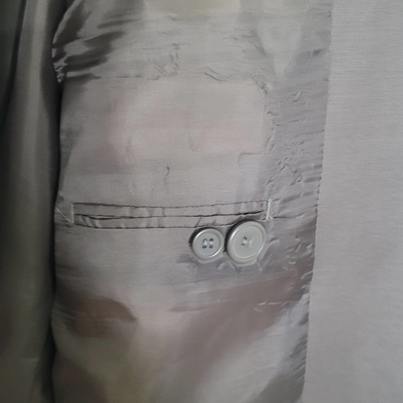 Vittorio St. Angelo Wool Suit 48R Two Piece 4 Button Single Breast Pleat No Vent - Picture 10 of 16